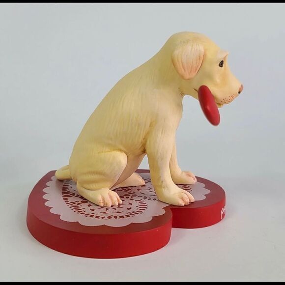 Greenwich Workshop Will Bullas "Puppy Lover.." Dog Porcelain Figurine Valentine - Picture 3 of 7